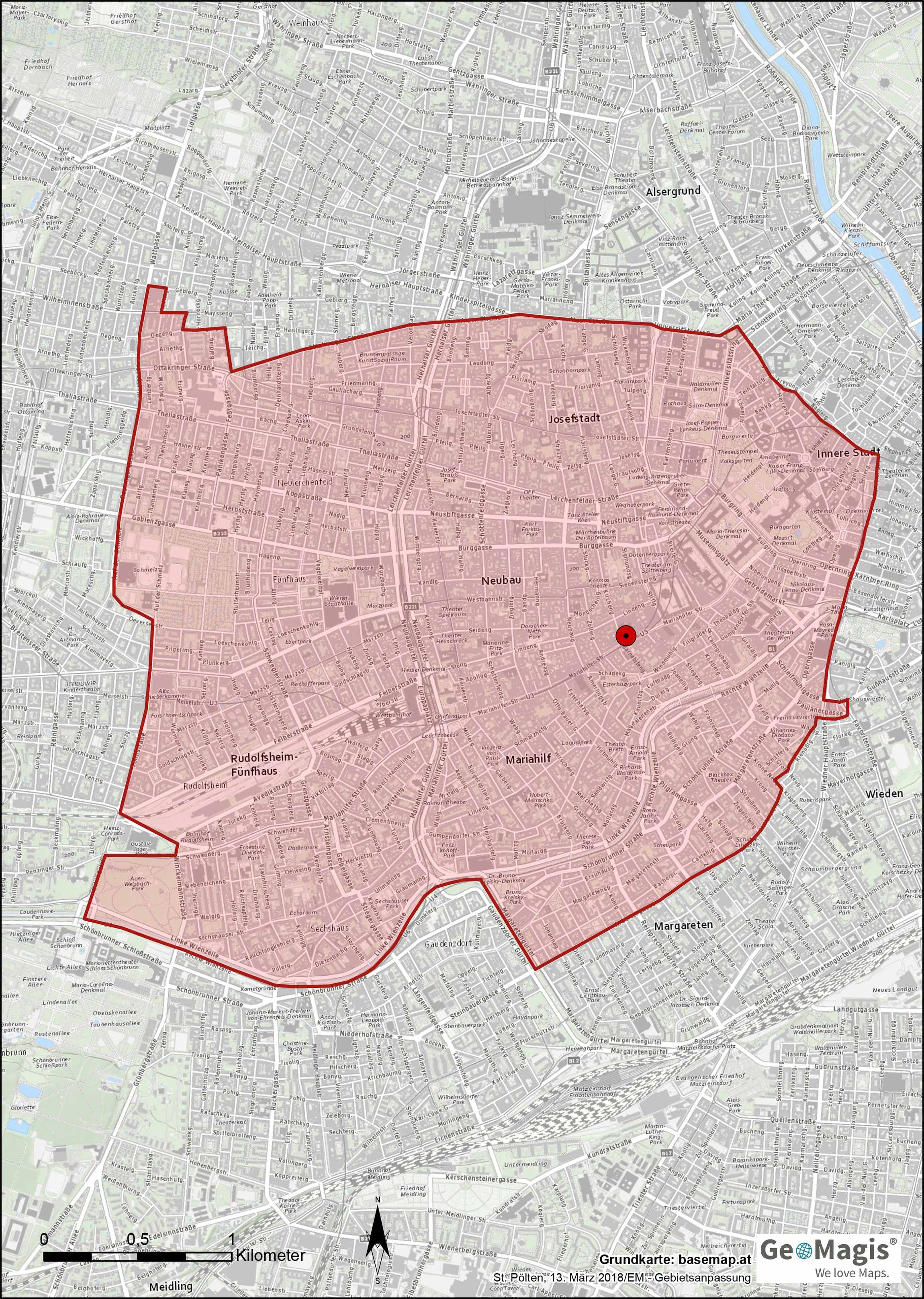 Wien, Gerngross Zustellgebiet