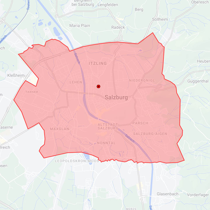 Salzburg, Forum 1 Zustellgebiet